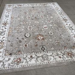 Lovely Vintage Oriental Style Large Area Rug (7’10”x10’)