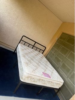 Full sized Bed Mattress + Platform Frame (Delibery Available)