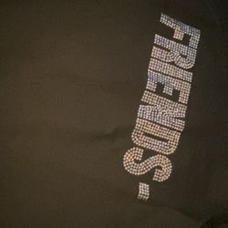 Vlone Friends Swarovski Rhinestone Hoodie 
