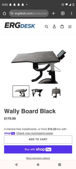 Erg Desk Wally Board