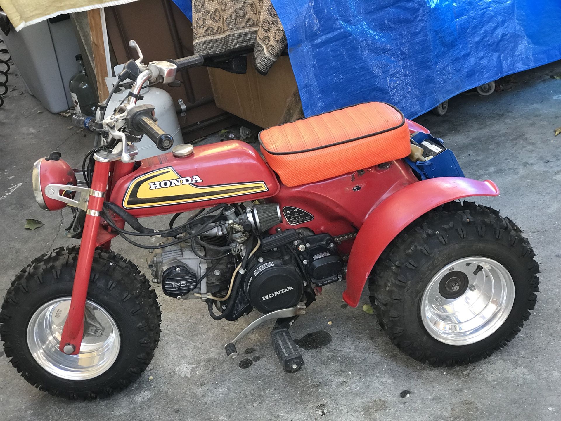 1974 atc 70 engine honda 125m electric start pull start for Sale in