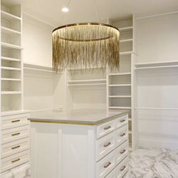Custom designs for closets, entertainment center, garages and more