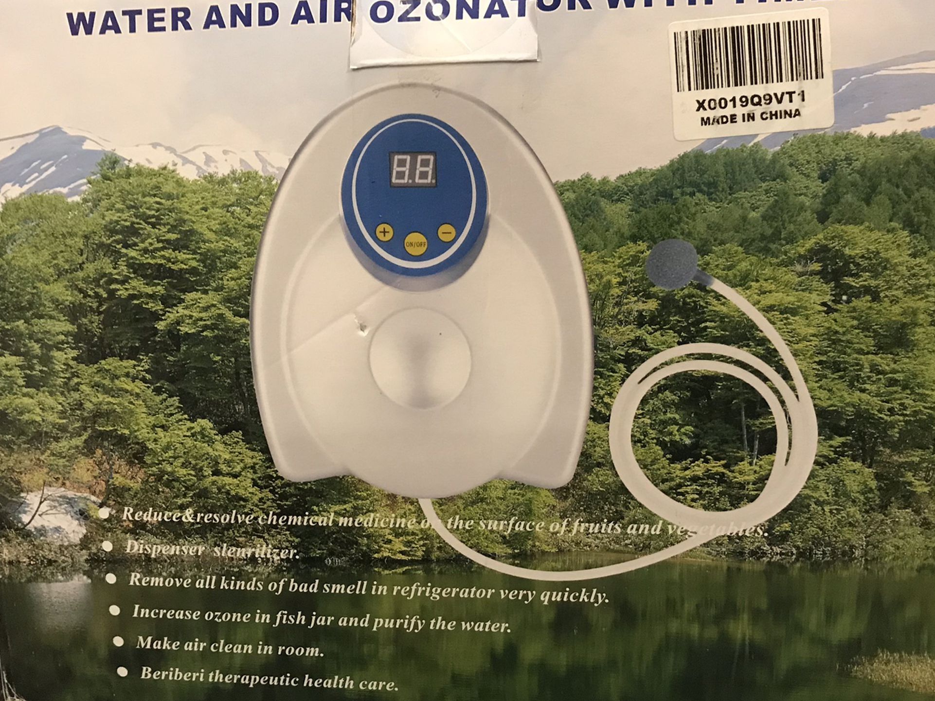 Water & Air Ozonator w/Timer