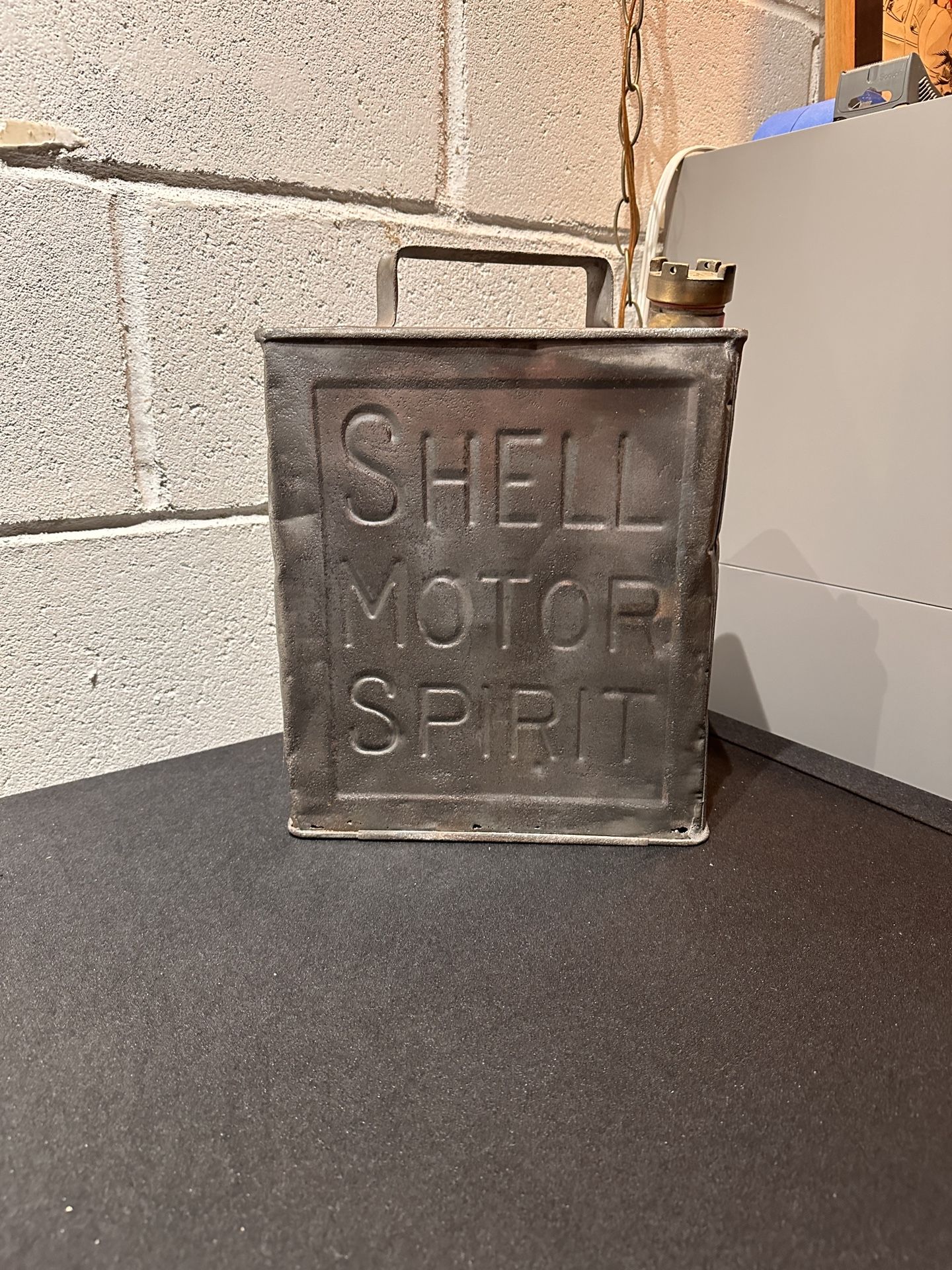 Vintage Shell Motor Spirit can - 1920s
