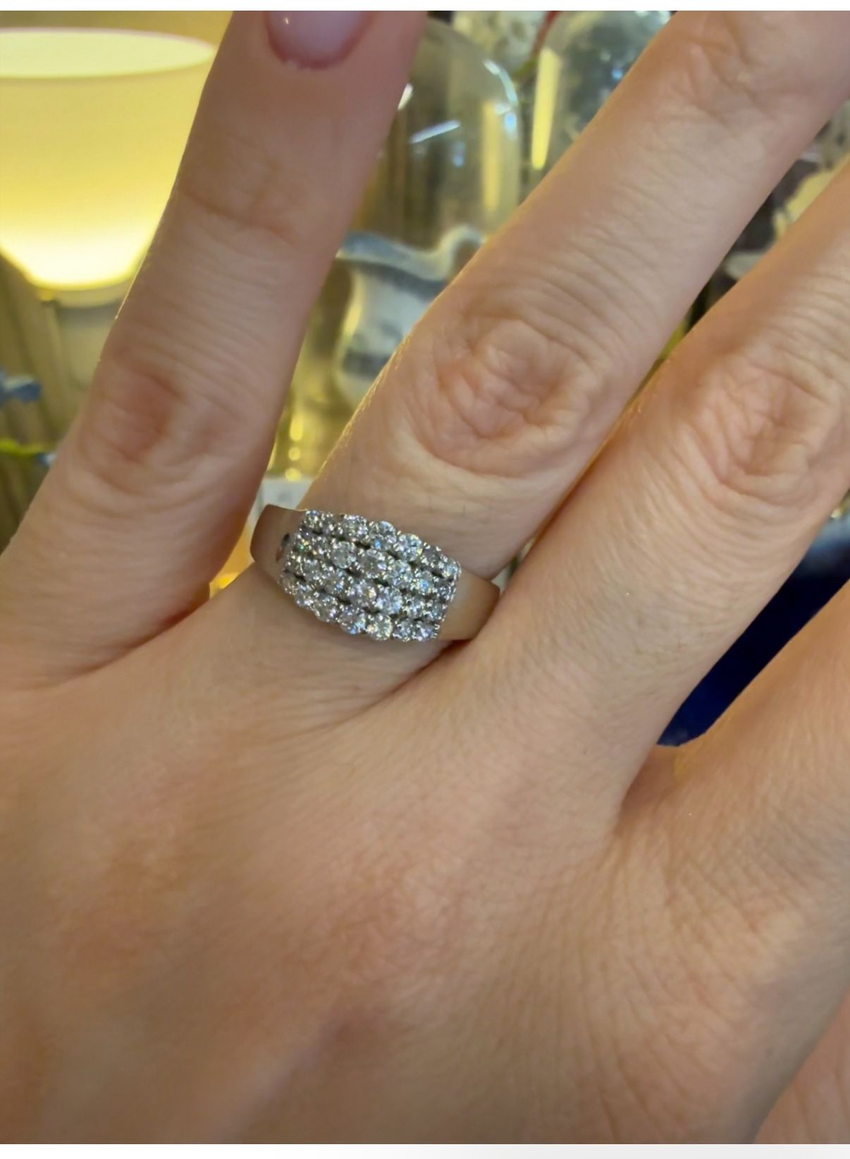 10K Gold Natural Diamonds Ring