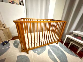 West Elm Dawson Convertible Crib Mid Century MCM
