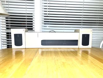 Sonos Beam Gen2 black + 2Era 100SL Black.  Brand New.  Includes Warranty.