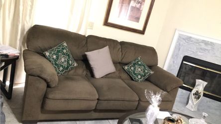 Living Room ( Couch, Love Seat, And Recliner)