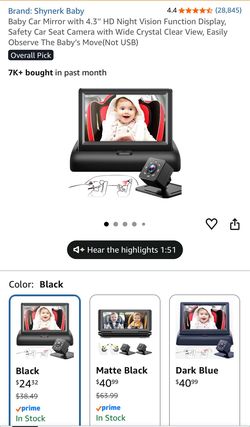 Baby car camera