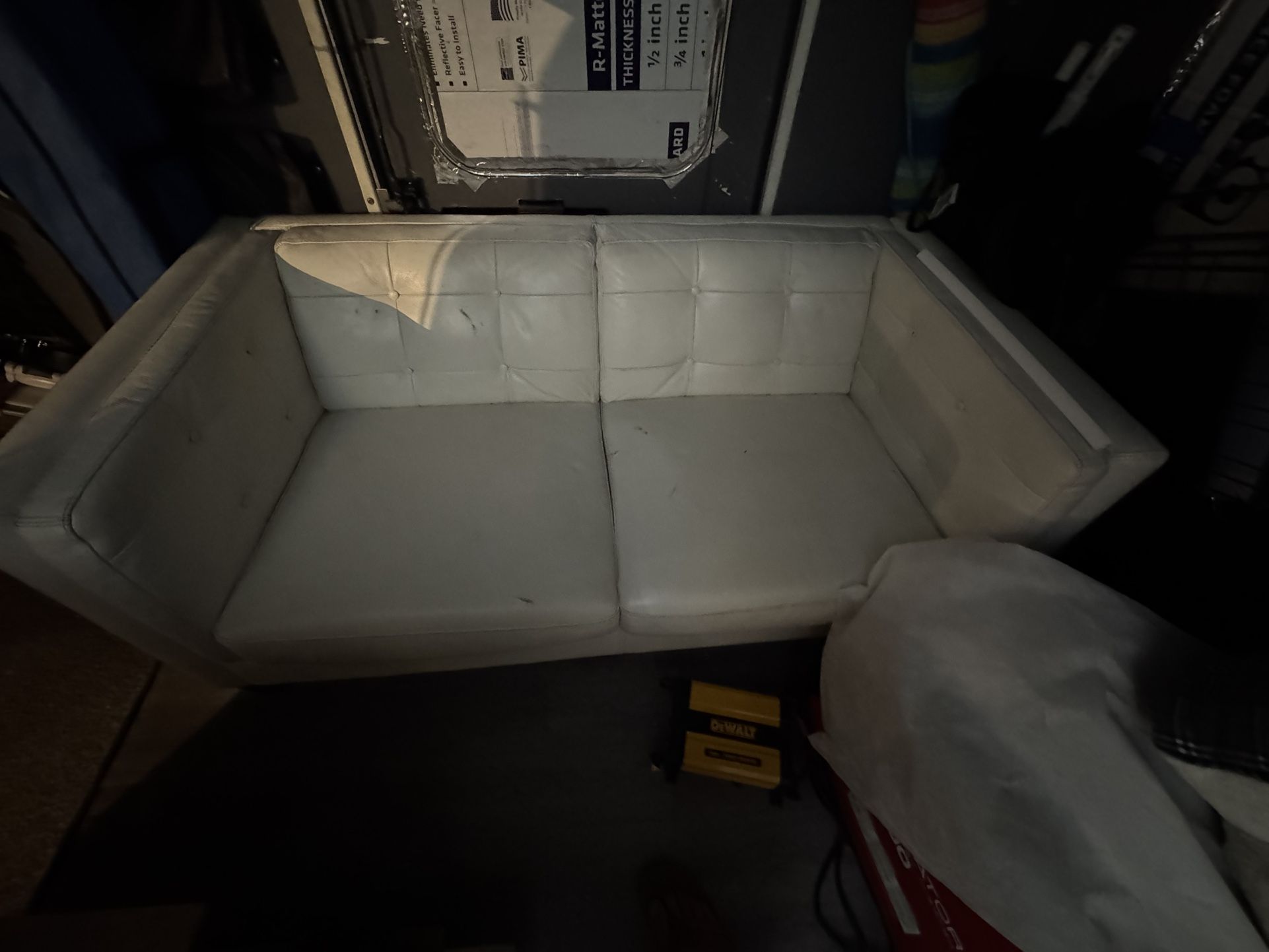 White Leather Couch Ashley Furniture