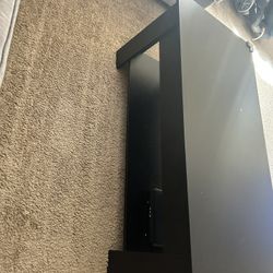 Black coffee table 