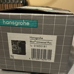 Hansgrohe 01850181 3/4" iBox Universal Plus Rough with Service Stop