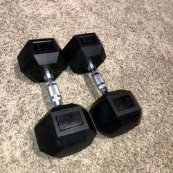Amazon Basics 20lbs Pounds Dumbbells Weights Gym