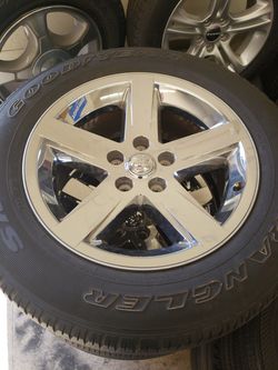 Brand new dodge ram no scratch with good tread tires