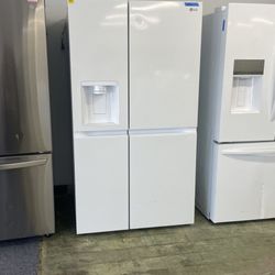 Lg White Side By Side Refrigerator 11LQ
