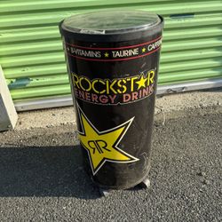 Vintage Rockstar, Energy, Drink, Retail Display