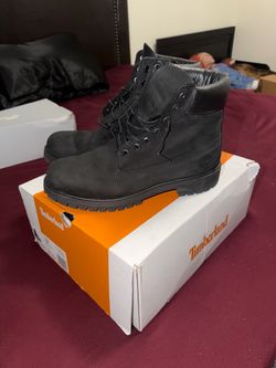 Black Timberland boots