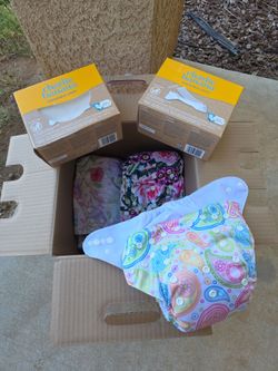 Reusable Diapers with cloth inserts