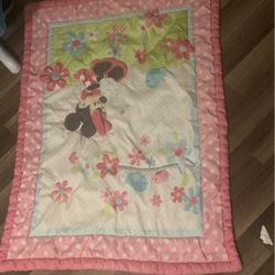 Minnie Mouse Crib Quilt