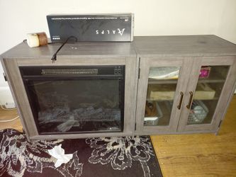 Electric Fireplace Stand