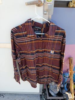 Carhartt flannel Large