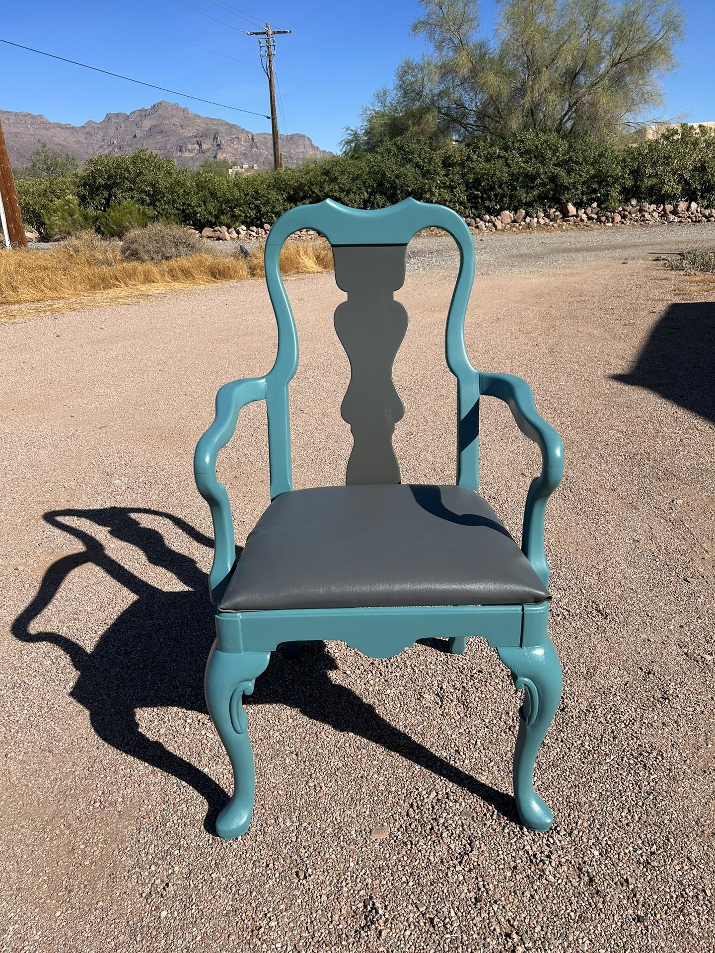 All Wood  Vintage Captain’s Chair