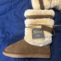 Womens Faux Fur Boots