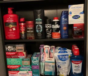 Men body wash , underarm body spray , face cleanser, oral care & more