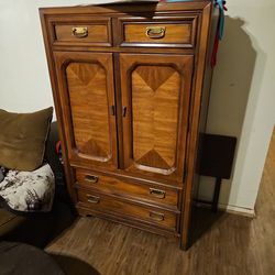 Solid Wood Armoire 