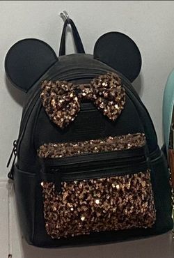 Disneyland Parks loungefly backpack & Minnie mouse ears