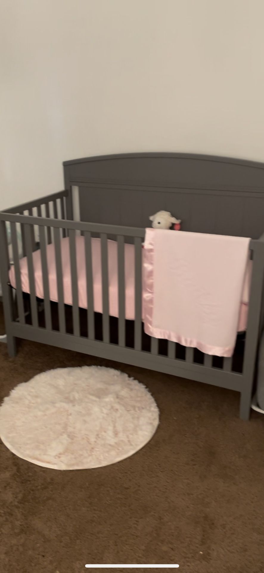 Crib And Matching Changing Table With Pad And Mattress Gently Used