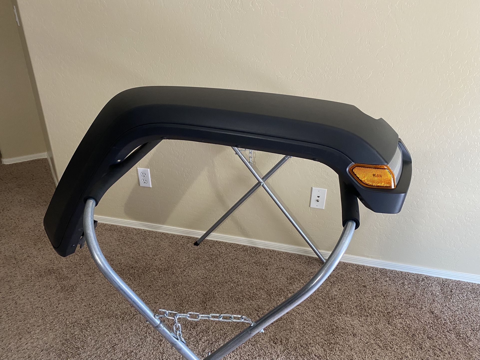 Factory OEM 2018-2025 Jeep Wrangler Rubicon Right Passenger  Front Wheel Flare Black Textured 