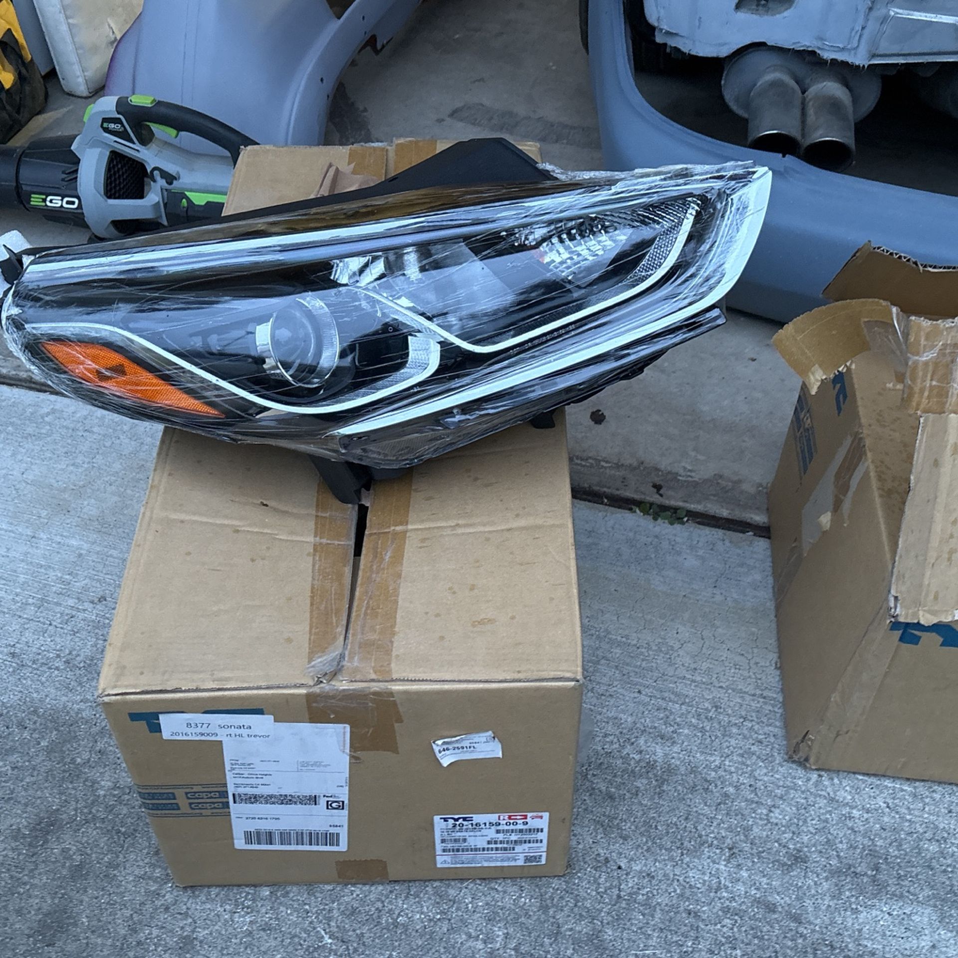 18 Sonata Right Headlight Aftermarket Brand New In Box