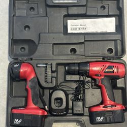 Craftsman Light And Drill Set 