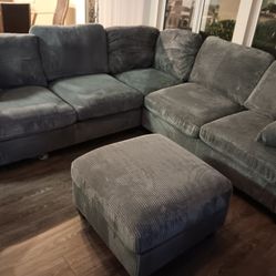 4pcs SECTIONAL SOFA W/OTTOMAN