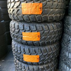 Set of brand new tires 33X12.50R17LT RDR M/T for only $1000 all four tires