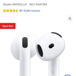 Apple AirPod 4 (open Box)