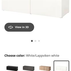 Besta Wall Floating Shelve With 2 Doors