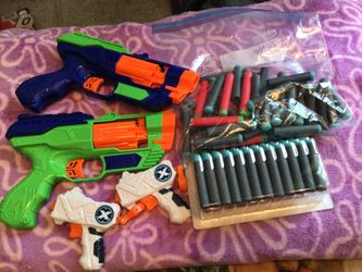 Nerf dart guns