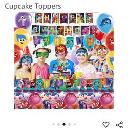Inside Out Themed Birthday Party Supplies Decorations Set