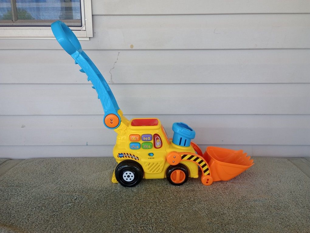 Vtech push and pop bulldozer