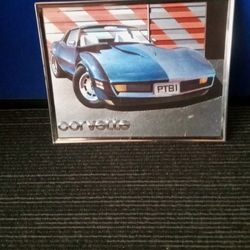 Corvette Silver Art Decor Picture 8×10