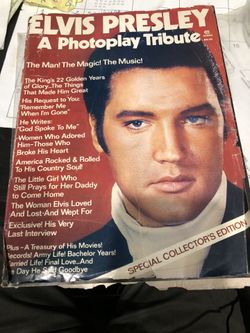 Elvis Presley Vintage 1977 Collectors Magazine