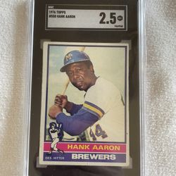 1976 Topps #550 Hank Aaron (2.5)
