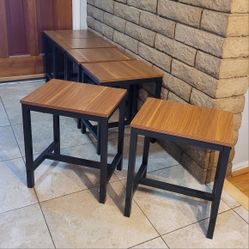 Rustic Chairs / Stools - 6 count