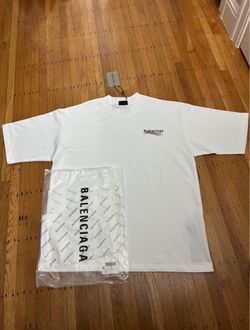 Balenciaga Oversized White T Shirt