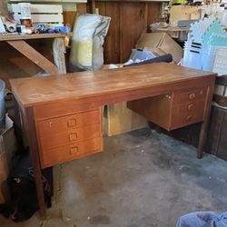 Domino Mobler Teak Mid Century Desk 