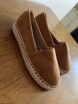 Tan flats size 13