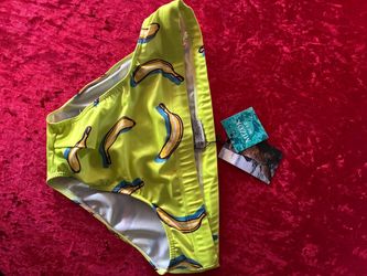 Mizokvear Banana Print Swim Briefs