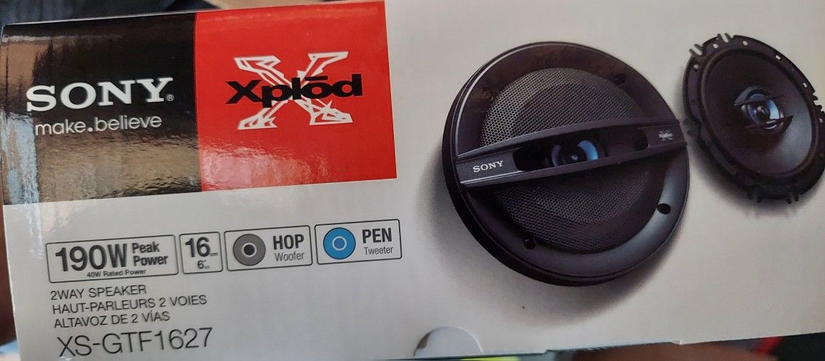 Sony 6.5" 190 Watts 2 Way Brand New